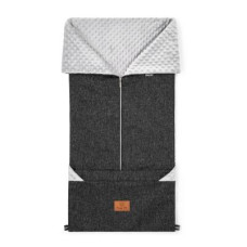 UNIVERZÁLNÍ PŘECHODOVÝ  FUSAK   2V1  BLACK/MINKY GREY 