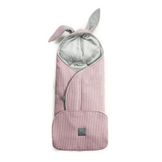 Floo For Baby Fusak / zavinovačka  do autosedačky a kočárku VAFLE Starorůžová
