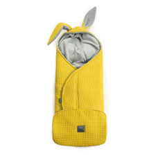 Floo For Baby Fusak / zavinovačka  do autosedačky a kočárku VAFLE Hořčicová