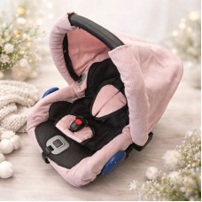 Autosedačka / vajíčko na kočárek FIRKON VESTA 0-13 kg  růžová strukturovaná