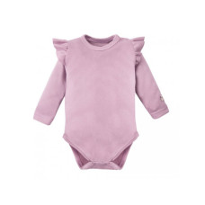  Dětské body dlouhý rukáv  s kanýrky Simply Comfy  lila Eevi