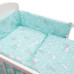 3-dílné ložní povlečení New Baby 90/120 cm Králíčci mátový 3-dílné ložní povlečení New Baby 90/120 cm Králíčci mátový