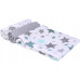 Mušelínové pleny PREMIUM SET 3ks BABYM hvězdy / pampeliška / šedá