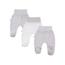 Multipak 3 ks Polodupačky TINY  EEVI   bílé/šedé