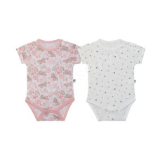  Letní lehoučké  mušelínové body krátký rukáv  BABYSERVICE
