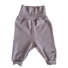 Rostoucí kojenecké bavlněné Kalhoty / tepláčky   BAGGY    ODO  ČESKÁ VÝROBA !  Pudrově růžová