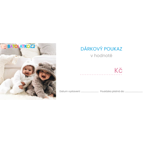 Dárkový poukaz v hodnotě 1500 kč Dárkový poukaz v hodnotě 1500 kč