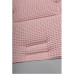 Luxusní oboustranná vložka do kočárku PREMIUM  bavlna VAFLE  / minky  růžovo/šedá    BABYM