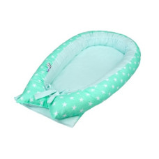  Hnízdečko pro miminko NEW BABY Mentol/ hvězdičky