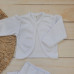 4-dílná kojenecká soupravička - polodupačky+ body+ čelenka  + bolerko  Z&Z  Růžová