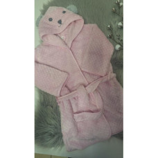 Dětský župan DuetBaby soft  Bear Růžový