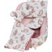 MEGA SADA - Oboustranné hnízdečko (kokon) pro miminko s doplňky - BABYM PREMIUM set 7v1 Zajiček na měsíčku MEGA SADA - Oboustranné hnízdečko (kokon) pro miminko s doplňky - BABYM PREMIUM set 7v1 Zajiček na měsíčku