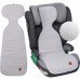 SUPER AIR -  vložka proti pocení do autosedačky a kočárku SUPER AIR Babym Vafle Šedá 