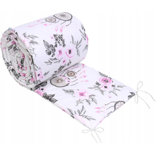 Oboustranný mantinel do postýlky BABYM – ochrana a pohodlí po celém obvodu  360 x 30  cm   Lapače snů