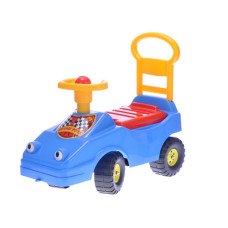 Dětské odrážedlo auto 54cm s klaksonem 12m+ max.25kg modré