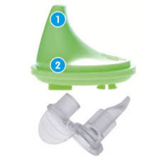 🍼 MAM Soft Touch Spout hard  – tvrdé pítko pro tréninkové hrnečky 8m+ zelené 