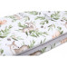 Oboustranný mantinel do dětské postýlky 2v1 Premium 180x30cm   BABYM  Zelená polana / šedá