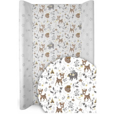 Napínací prostěradlo na přebalovací podložku 70×34 cm  BABYMAM  jelínek a přátelé