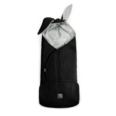 Floo For Baby Fusak / zavinovačka  do autosedačky a kočárku VAFLE Černá