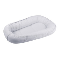 Luxusní oboustranné hnízdečko pro miminko - mušelín  FLOO FOR BABY   růžová