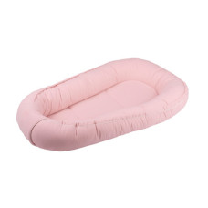 Luxusní oboustranné hnízdečko pro miminko - mušelín  FLOO FOR BABY   růžová