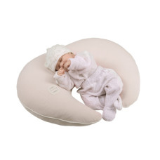 Univerzální mušelínový kojící polštář 2 v 1 FLOO FOR BABY béžová