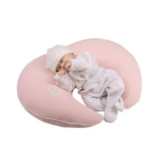 Univerzální mušelínový kojící polštář 2 v 1 FLOO FOR BABY růžová