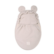 Floo For Baby třívrstvý mušelínový fusak / zavinovačka   do autosedačky a kočárku béžová