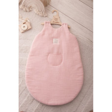 Mušelínový třívrstvý spací pytel FLOO FOR BABY  růžová