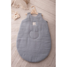 Mušelínový třívrstvý spací pytel FLOO FOR BABY modrá