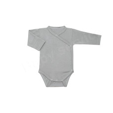 Rostoucí  zavinovací body dlouhý rukáv BABY SERVICE  - jednobarevné /  béžová