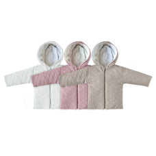 Dvouvrstvý kojenecký  zimní kabátek / thermo prošití   BABY SERVICE 