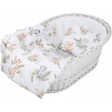Povlečení do kočárku proutěného koše, kolébky nebo kočárku  70 x 80 cm ( 25 x 35 cm )  AFRYKA BABYM