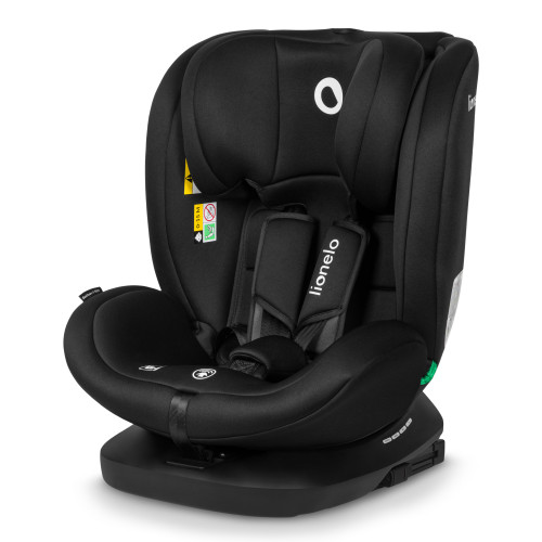 Autosedačka s ISOFIXEM otočná o  360 stupňů LIONELO   BASTIAAN I-size 40-150 cm Black Carbon