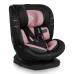 Autosedačka s ISOFIXEM otočná o  360 stupňů  LIONELO  BASTIAAN I-size 40-150 cm Pink rose