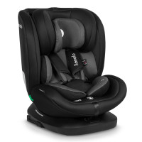 Autosedačka s ISOFIXEM otočná o  360 stupňů    BASTIAAN I-size 40-150 cm Black Grey