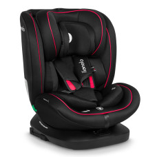 Autosedačka s ISOFIXEM otočná o  360 stupňů LIONELO   BASTIAAN I-size 40-150 cm  Black Red