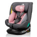 Lionelo Bastiaan One autosedačka s isofixem  40–150 cm  otočná o 360  stupňů Pink Rose