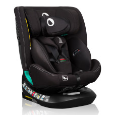 Lionelo Bastiaan One autosedačka s isofixem  40–150 cm  otočná o 360  stupňů Black Carbon