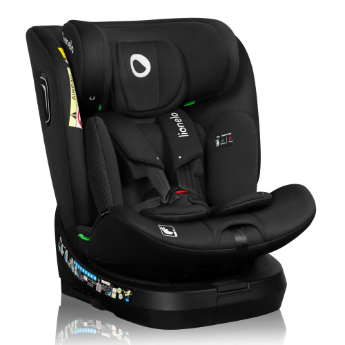 Autosedačka Lionelo Brave i-Size  Otočná o 360° 40–150 cm Black Carbon
