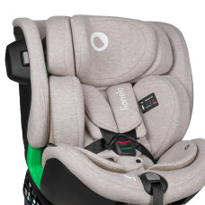 Autosedačka Lionelo HARMONY I-SIZE   Otočná o 360° Beige Sand Bamboo