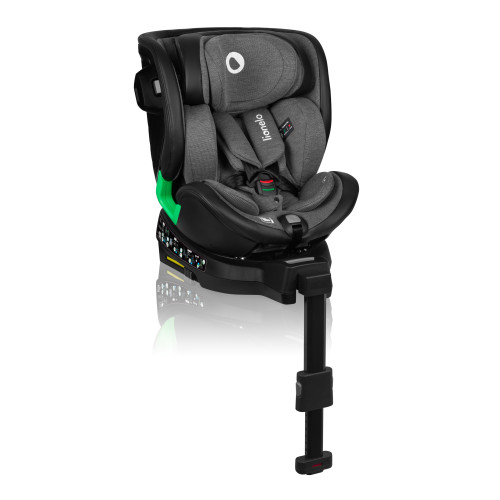 Autosedačka Lionelo HARMONY I-SIZE   Otočná o 360° Grey Graphite Leather