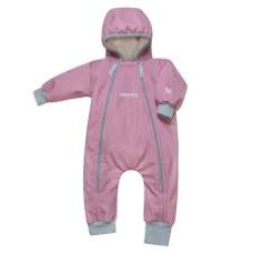 Rostoucí funkční outdoorová softshellová kombinéza s fleecem vodní sloupec 10 000 mm / MVP 3 000 g/m²/24 h ČESKÁ VÝROBA ESITO Růžová