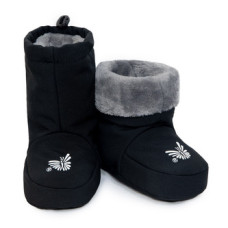 Funkční softshellové capáčky / botičky   s fleecem Barefoot střih ALEX    ČESKÁ VÝROBA  Černá /šedá