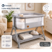 Lionelo Luna Grey Concrete — Přístavná postýlka 2v1 Lionelo Luna Grey Concrete — Přístavná postýlka 2v1