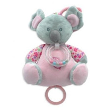  TULILO Plyšová hračka s jemnou melodií na zavěšení KOALA    +0 měsíců kód 9017 růžová