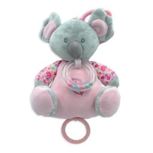 TULILO Plyšová hračka s jemnou melodií na zavěšení KOALA +0 měsíců kód 9017 růžová TULILO Plyšová hračka s jemnou melodií na zavěšení KOALA +0 měsíců kód 9017 růžová