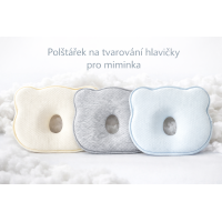 Polštářek pro tvarování hlavičky miminka – paměťová pěna