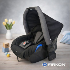 Autosedačka / vajíčko na kočárek FIRKON VESTA 0-13 kg  šedá + černá