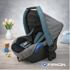 Autosedačka / vajíčko na kočárek FIRKON VESTA 0-13 kg  šedá + petrolejová